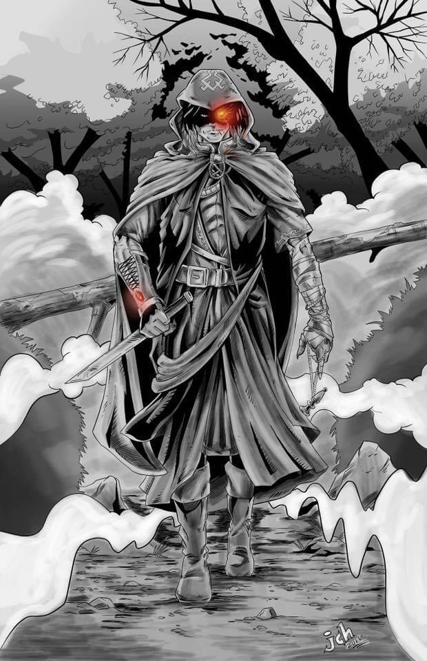 The Nightwalker—art by JC Heinrich